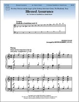 Blessed Assurance Handbell sheet music cover